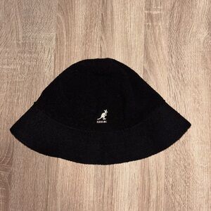 Kangol Men’s Y2K Bermuda Bucket Hat Black Large Microfiber Towel Material Rave
